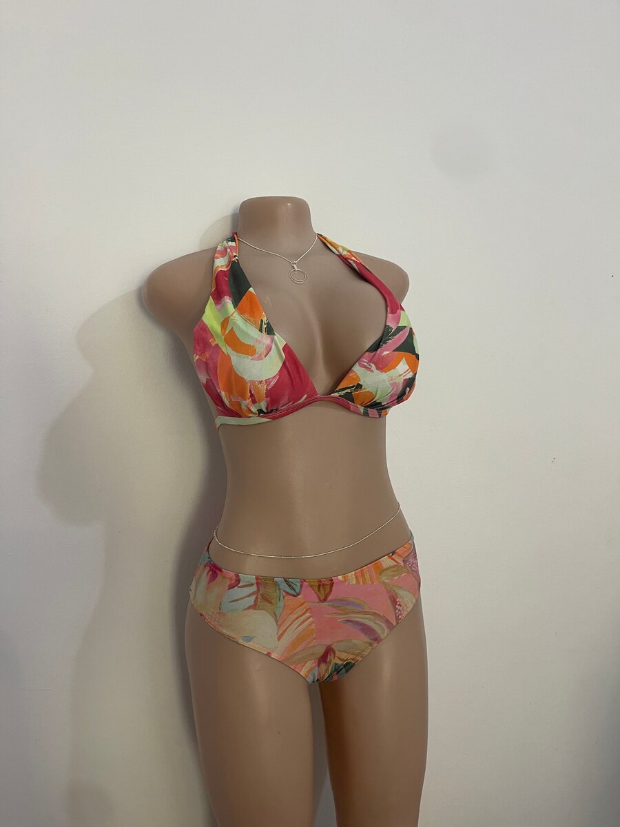 Vibrant Floral Bikini Set