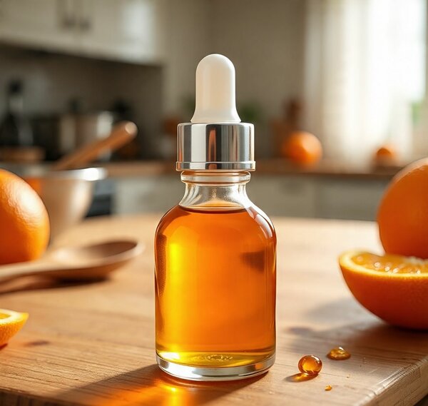 Huile d'orange bio pour la peau
