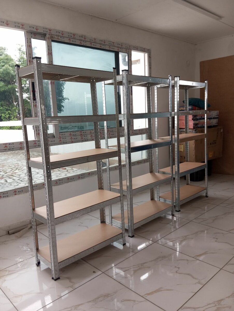 Étagère de rangement robuste 5 niveaux