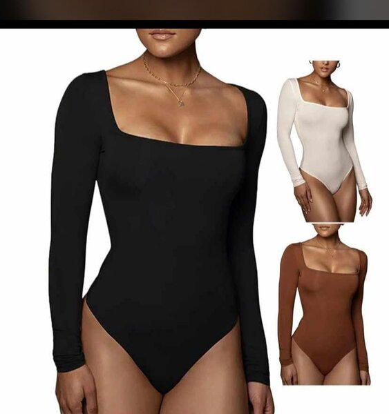 Body à manches longues femme