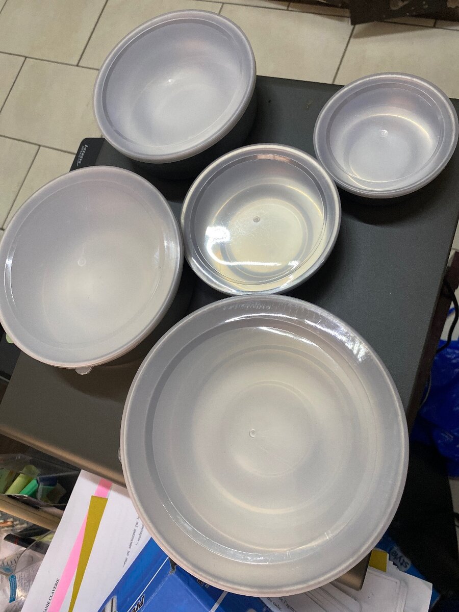 Ensemble de boîtes en acier inoxydable