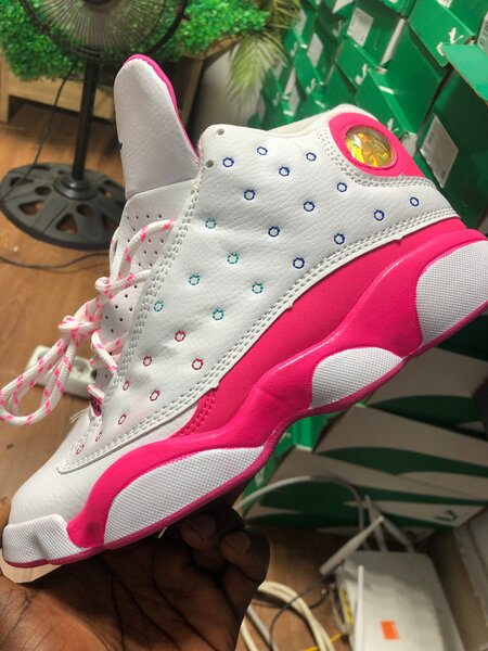 Baskets Mode Femme Blanc Rose