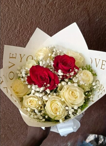 Bouquet de roses élégant