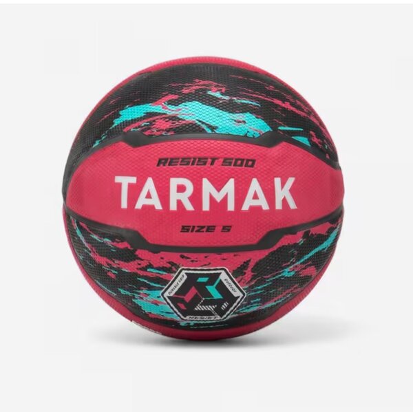 Ballon de basket Tarmak rouge taille 5