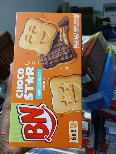 Biscuits BN Choco Star
