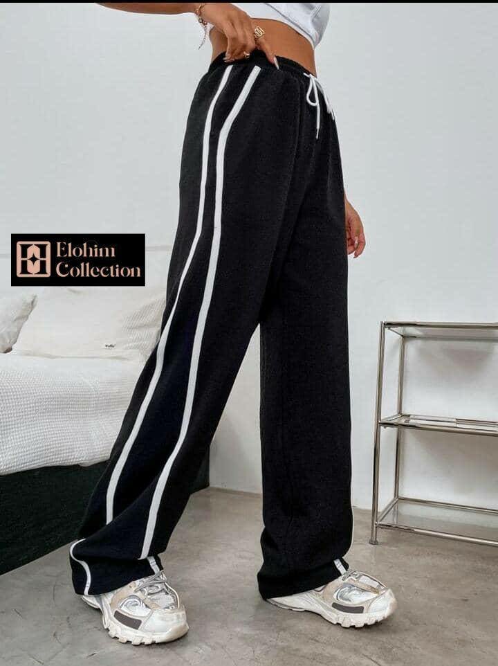 Femme et garçon chic pantalon