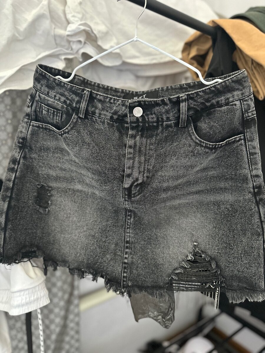 Юбка шорты джинсовые