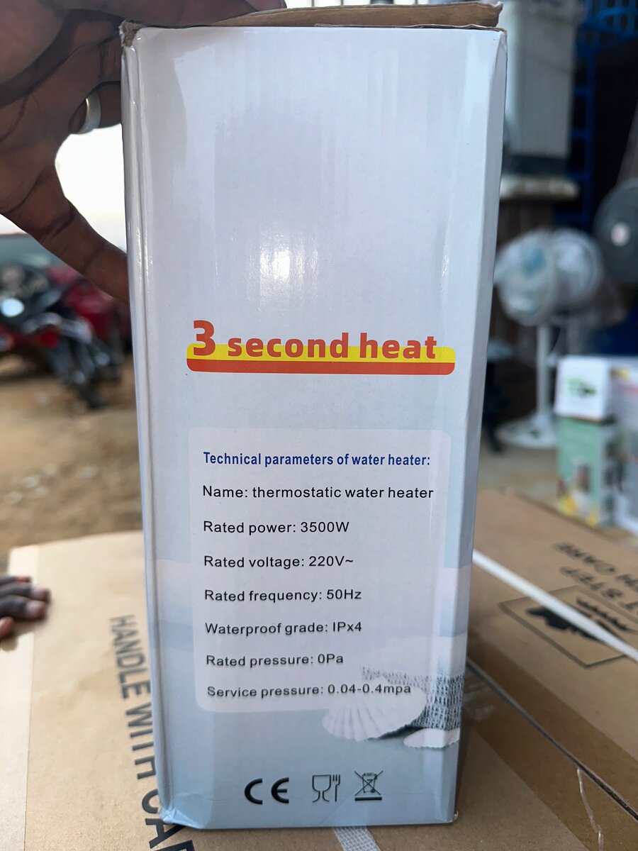 Chauffe-eau instantané 3500W