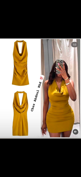 Robe dos nu élégante