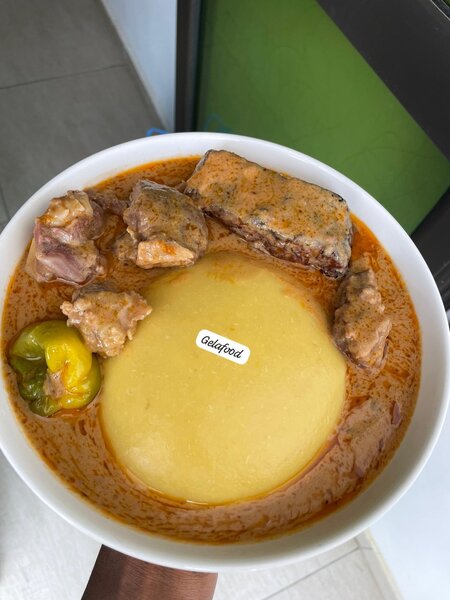 Sauce arachide + foutou