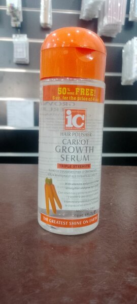 Sérum de croissance pour cheveux à la carotte IC
