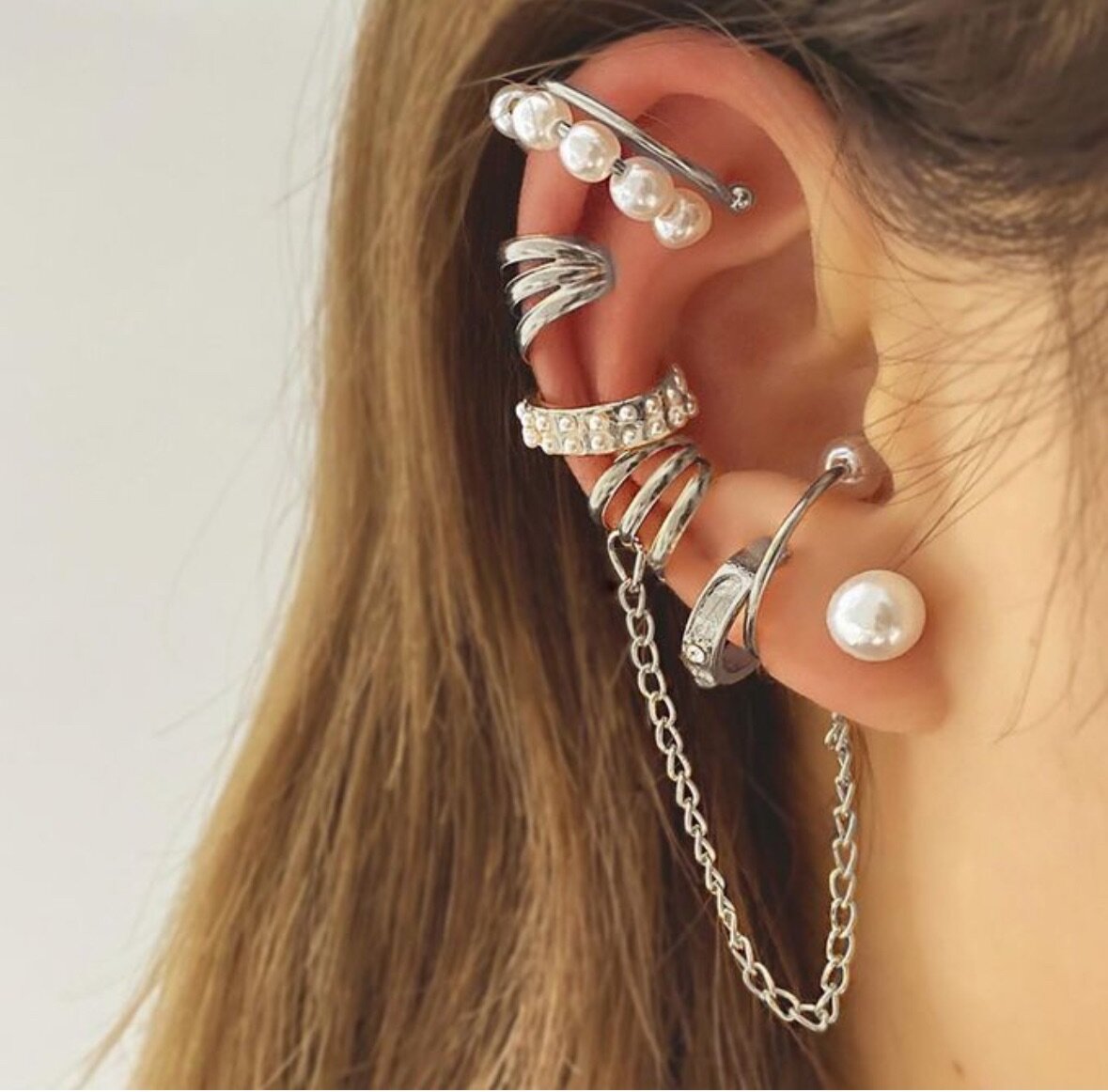 7 Boucle sans trou OR&ARGENTÉ