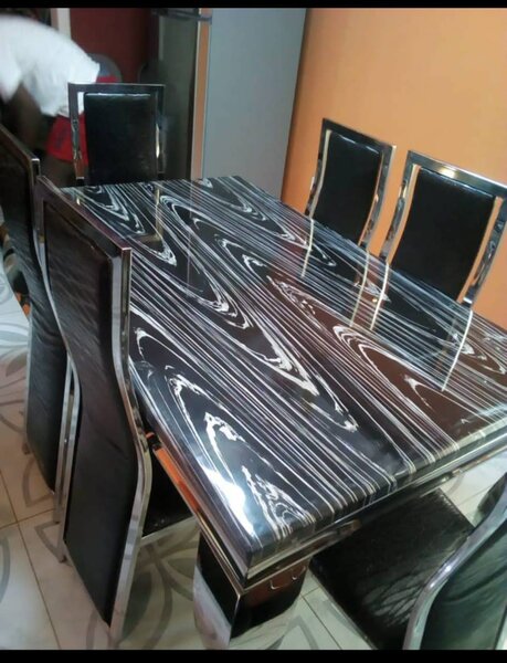 A set of dining tables