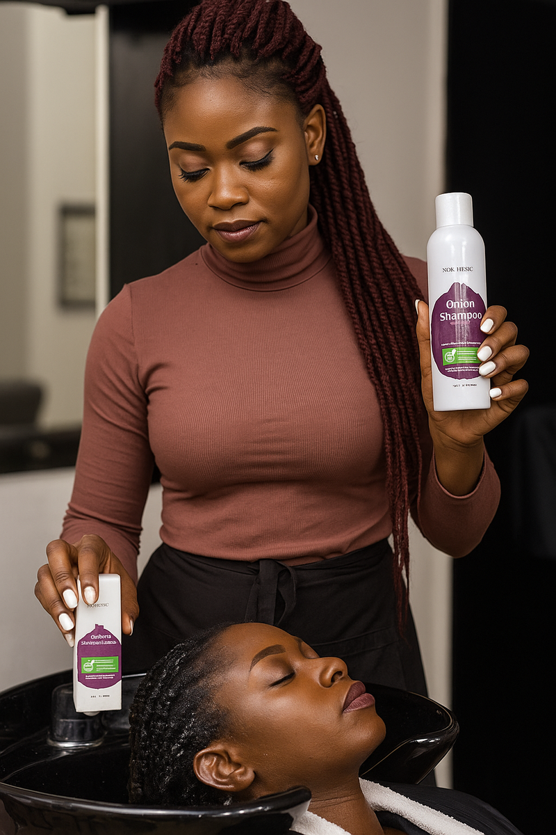Shampoing et Huile d'Oignon