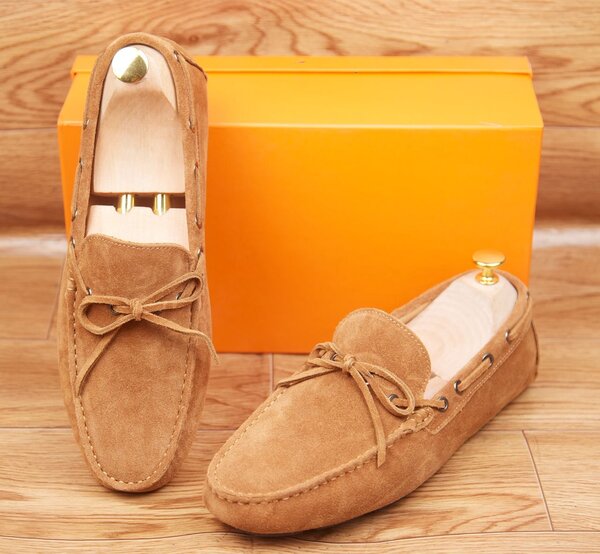 Mocassins en daim élégants