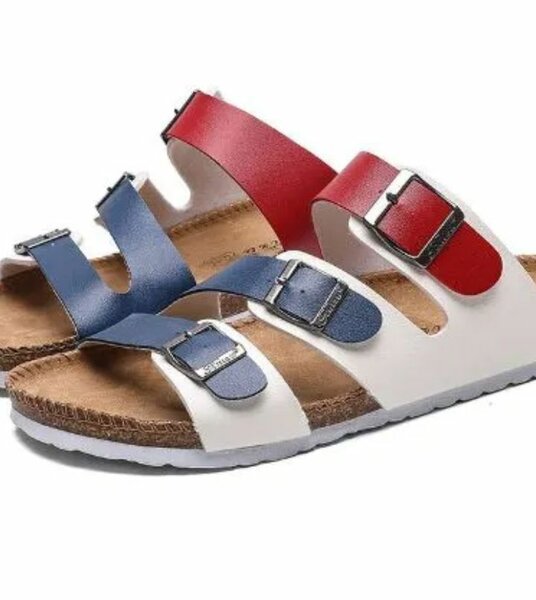 Sandales confortables en cuir