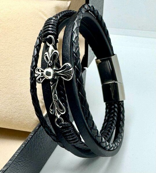 Bracelets 100% Cuir Or/Argent