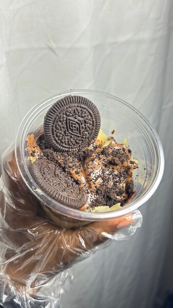 Cupcake en verre gourmand