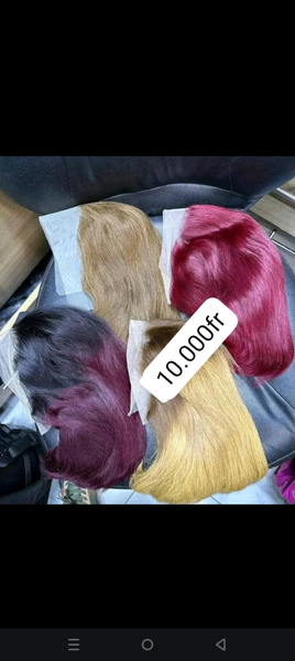 Perruques multicolores tendance