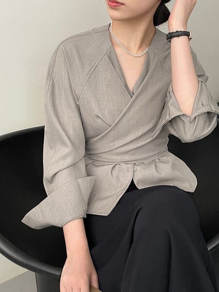 блузка на завязках