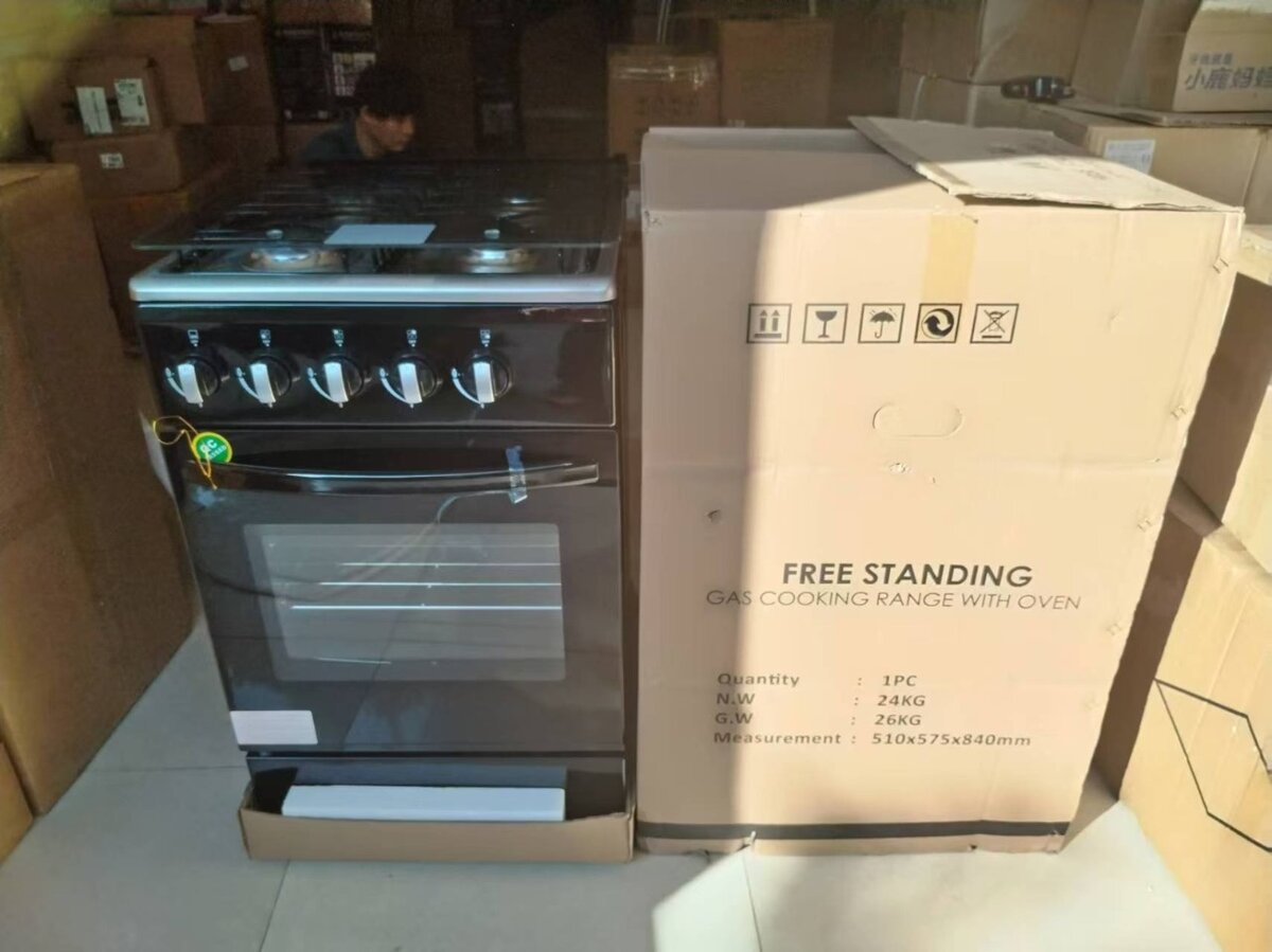 4 burner gas stove with oven