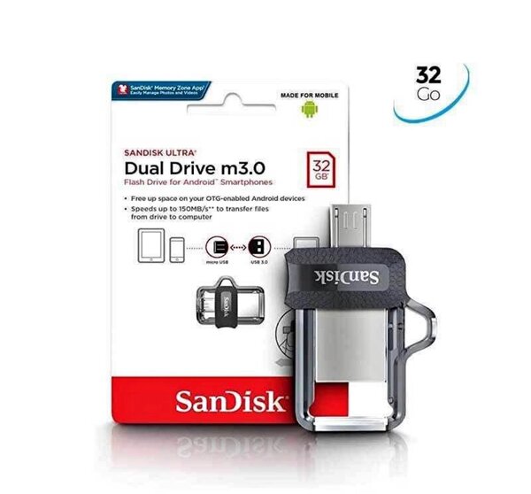 Clé USB SanDisk Dual Drive 32GB