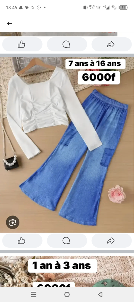 Ensemble Mode Enfant Été