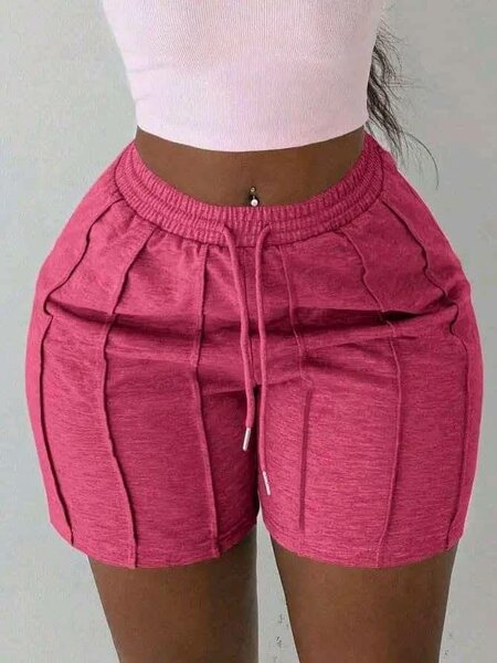 Shorts de sport roses femme