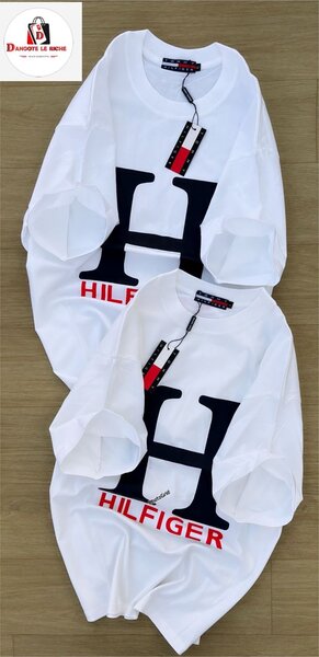 T-Shirt Unisexe Hilfiger Blanc
