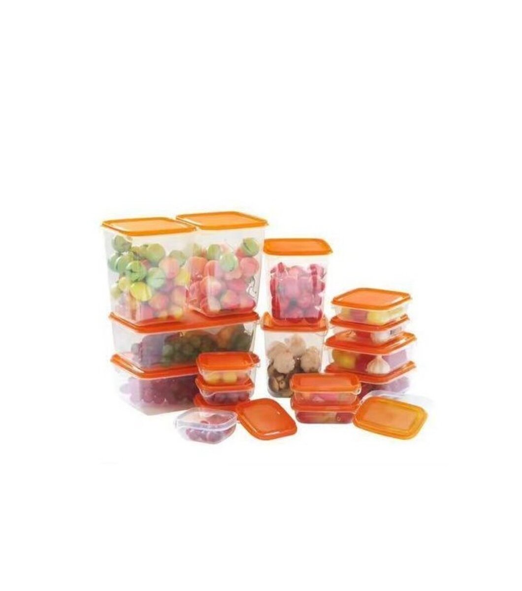 Set de 17 boîtes alimentaires