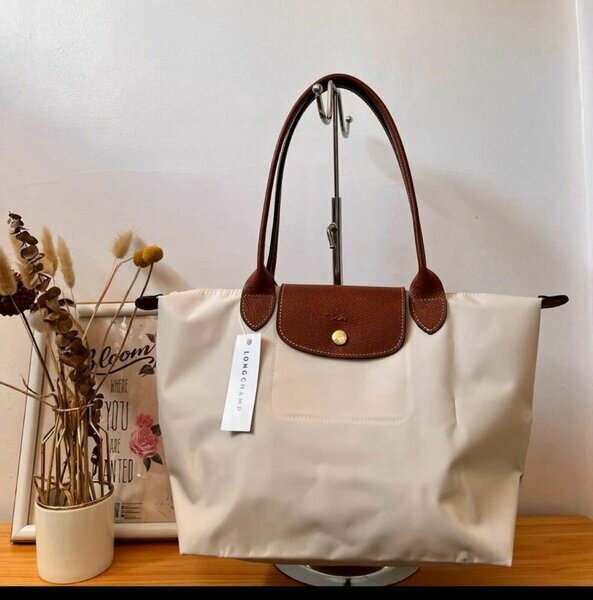 Sac Longchamp blanc femme