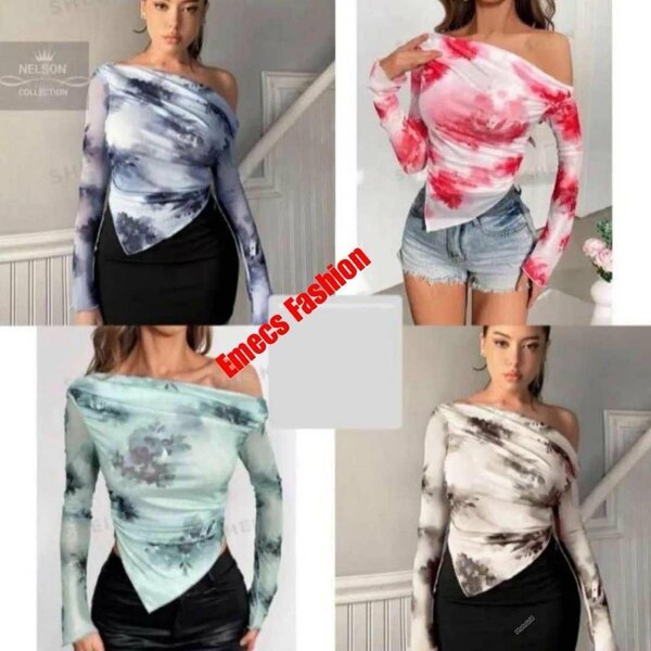 Top asymétrique moulant tendance