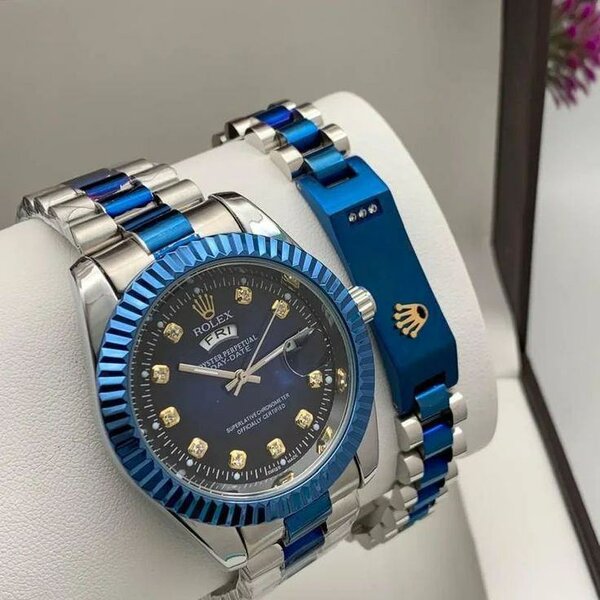 Montre Rolex Datejust Bleu