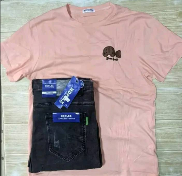 Set of a trousers and a tshirt