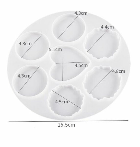 Moule Résine Porte-clés Fusion