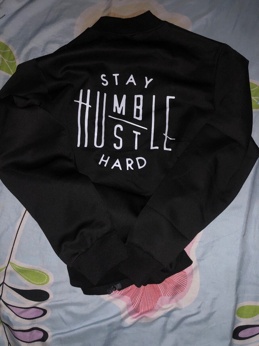 Veste Noire "Stay Humble"