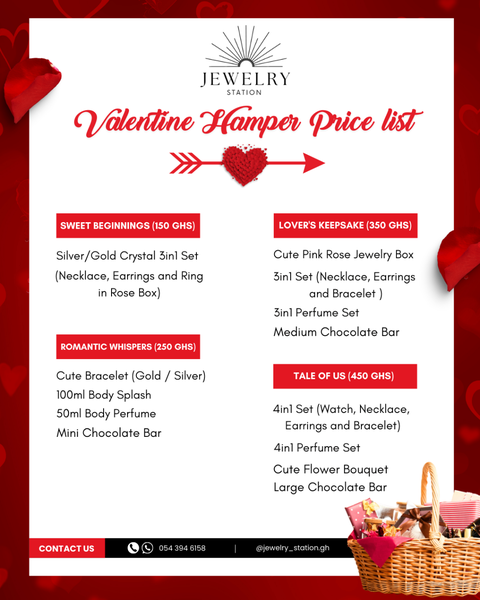 Valentine hamper packages