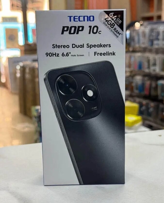Tecno Pop 10c Smartphone 4G LTE
