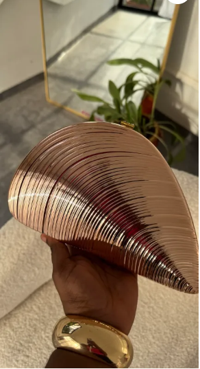 Leah Champagne Clutch