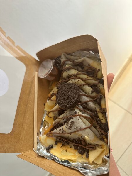 Crêpes au chocolat Oreo