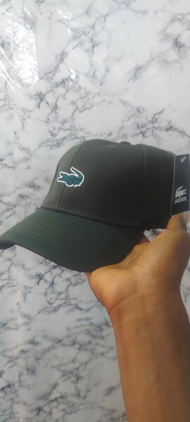 Casquette Lacoste verte homme