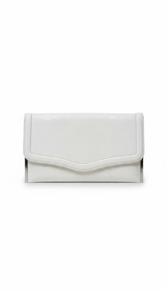 Élégante pochette blanche