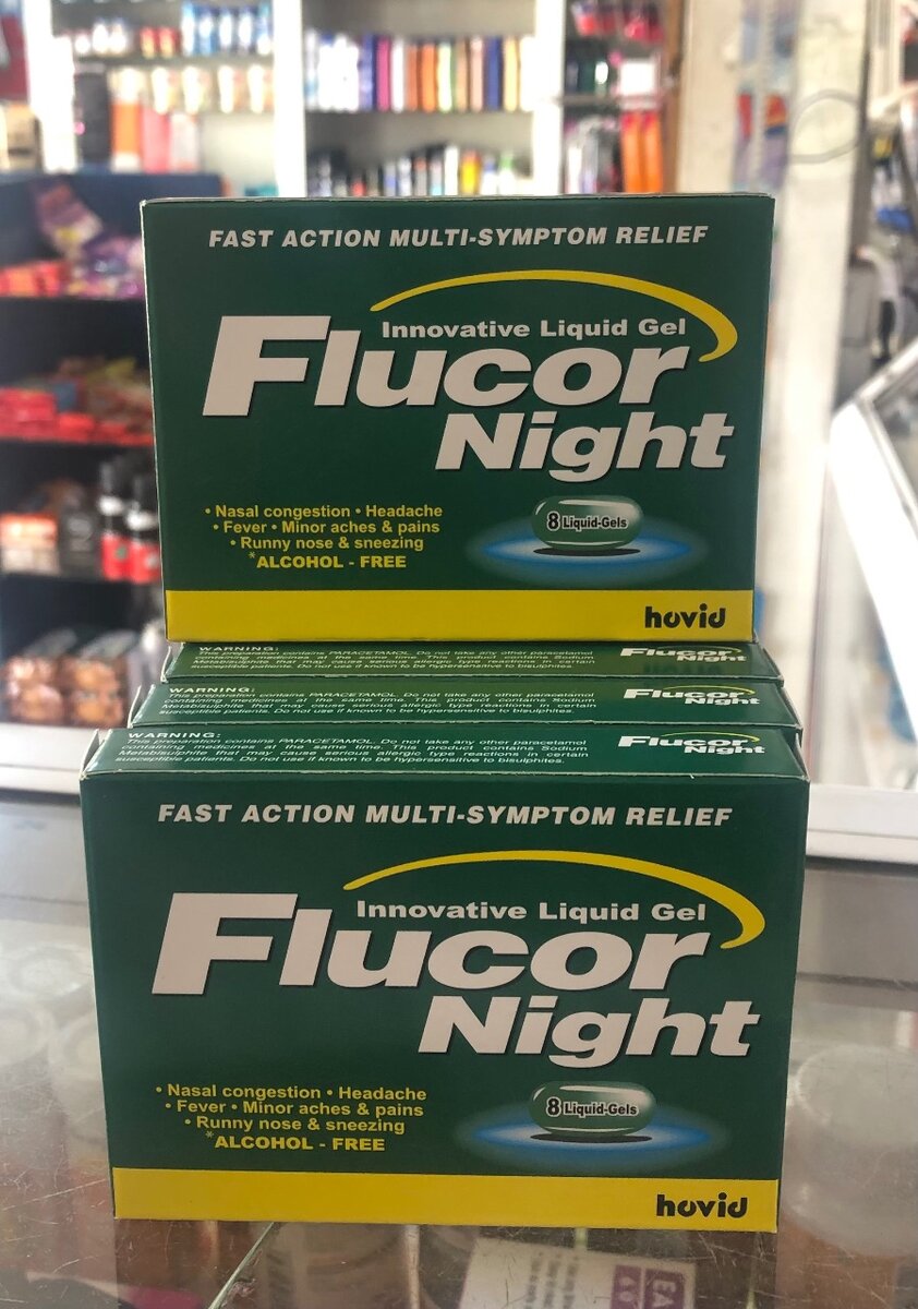 FLUCOR NIGHT CAPSULE GEL