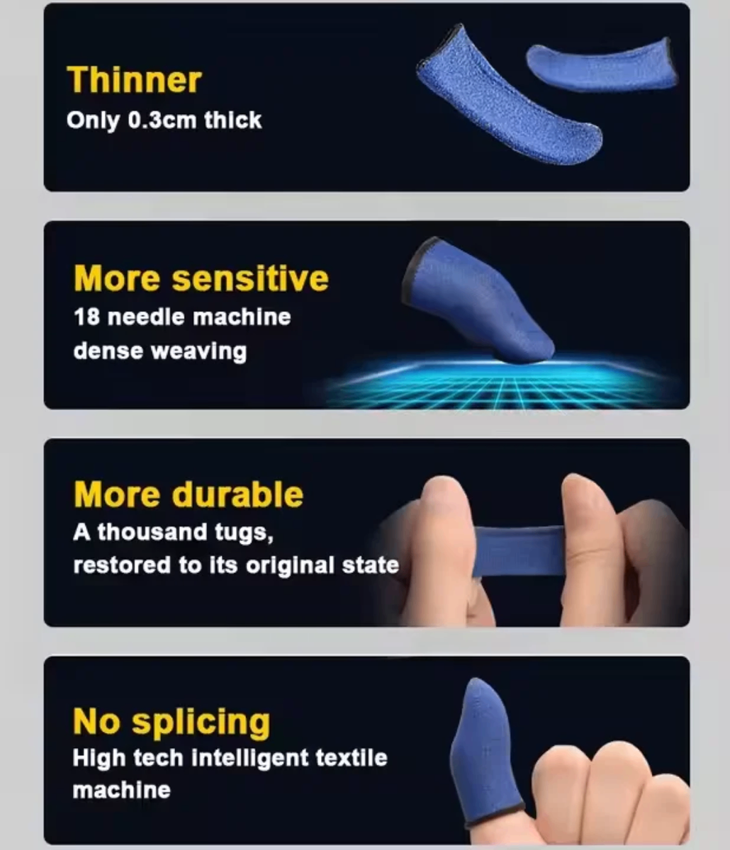 Doigts tactiles pour jeux vidéo