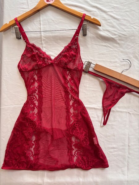 Ensemble Lingerie Rouge Séduisant