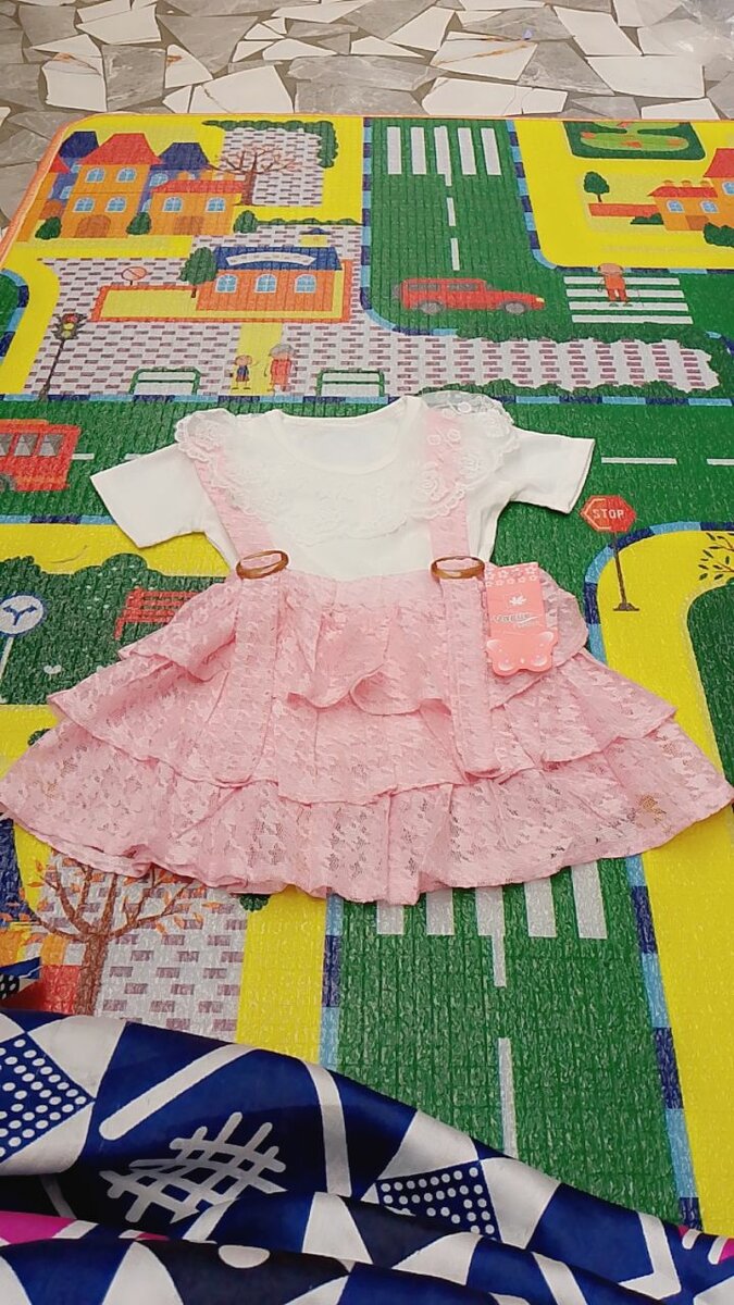 Ensemble bébé fille en dentelle