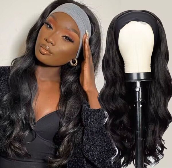 Perruque bandeau body synthéti