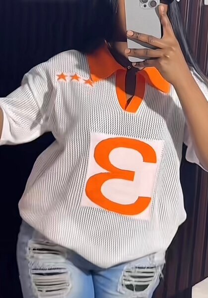 Chemise graphique décontractée