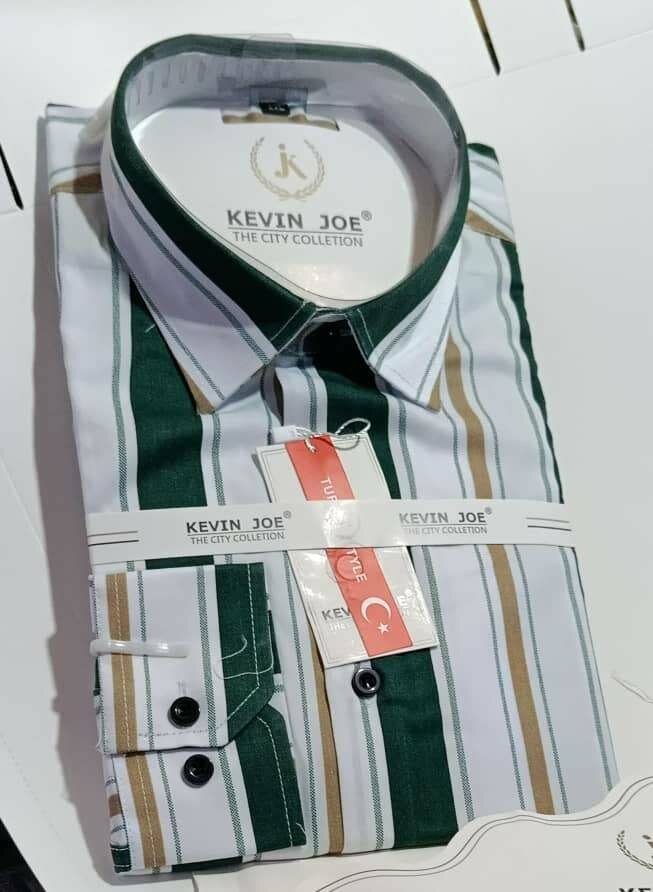 Chemise rayée élégante homme