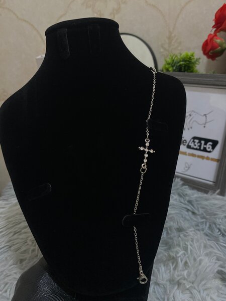 Bracelet argent croix élégante